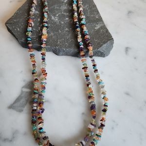 *48.5 Inch Geniune stone with Sterling Clasp NWOT